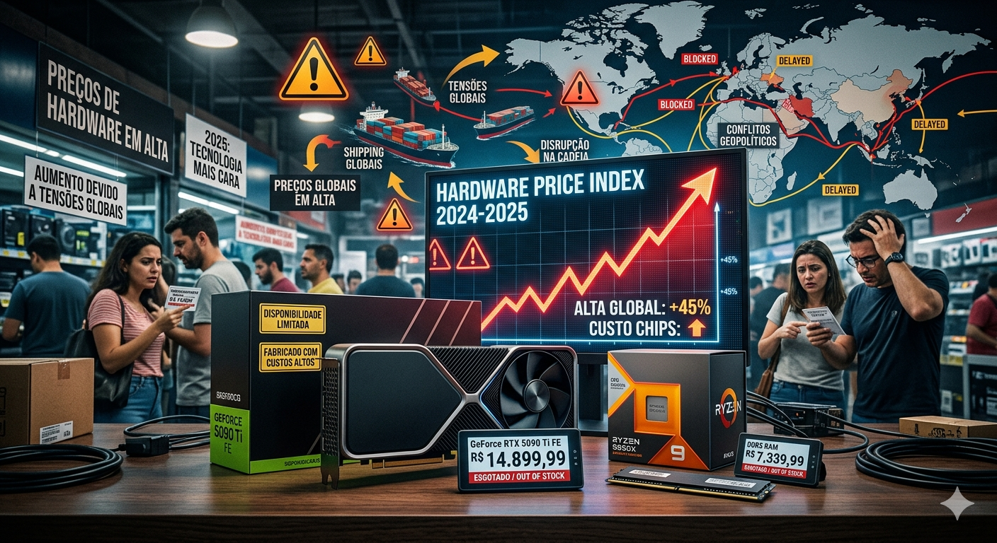 Alta nos Preços de Hardware: 